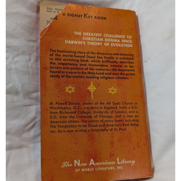 The Meaning of the Dead Sea Scrolls by A. Powell Davies (1956, Signet Key Book) - Picture 2 of 3